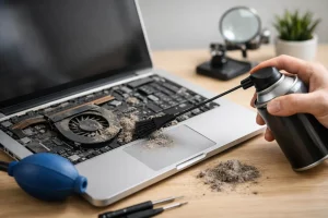 Nettoyage pc portable poussière: quand agir ?