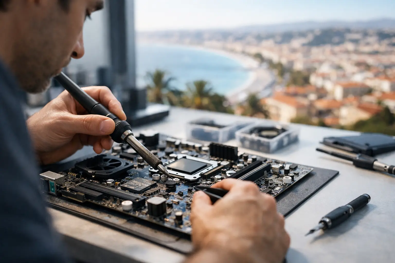 Réparation carte mère ordinateur à Nice