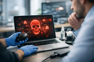 Nettoyage virus ordinateur professionnel : agir vite