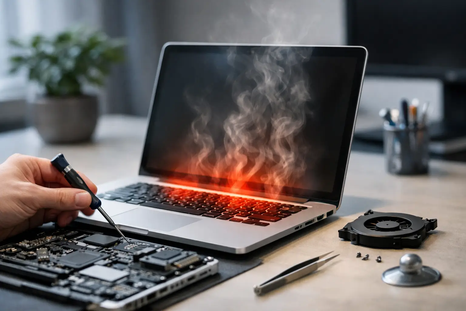 Réparer un Mac qui chauffe sans aggraver la panne