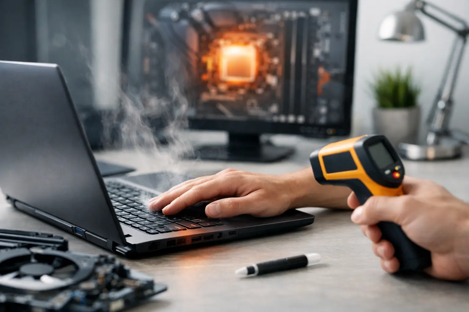 Comment diagnostiquer une surchauffe d’ordinateur